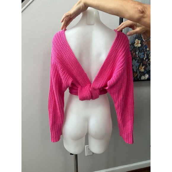 ATOIR Perfect Game Knit Sweater in Rouge Pink - Size Small - Picture 7 of 9